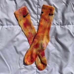 tie dyed nike socks!